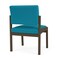 Lesro Lenox Armless Guest Chair, 22.5 in W 24.5 in L 32 in H LS1102 - alternate 3